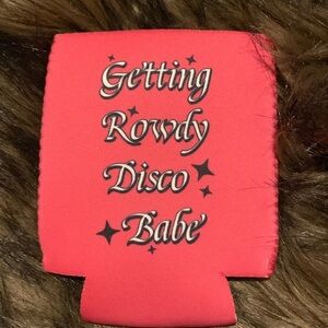 Hot pink ladies cozies cowgirl disco babe